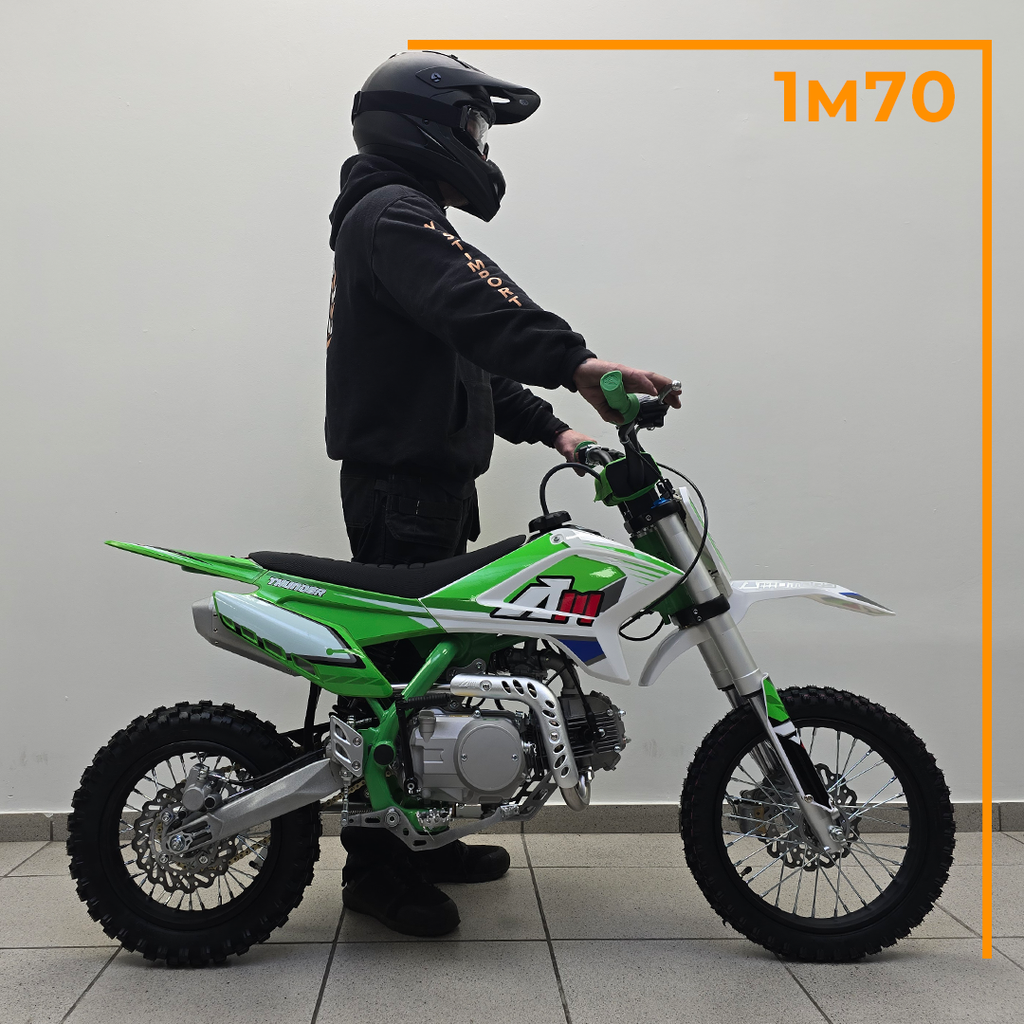 Apollo Thunder 125cc Dirt Bike - Groen