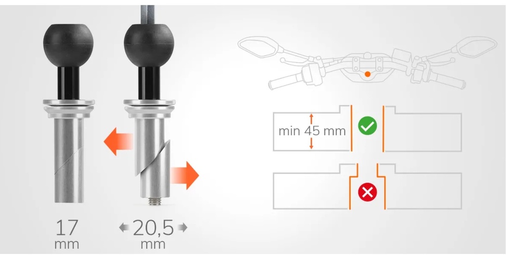 Opti-Tube ⌀ 17- 20,5 MM