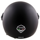 Vito Bambino Kinderhelm Mat Zwart