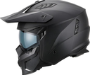 Helm Jet Predator mat zwart