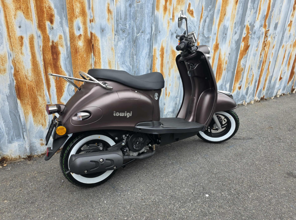 Lowigi Retro scooter Mat Bruin