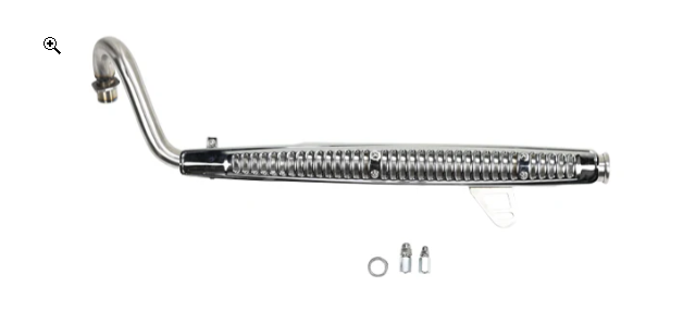 Carbon   Performance   Dx   Upswept   S/Steel   Exhaust   Fit   50cc   to   212cc   Engines