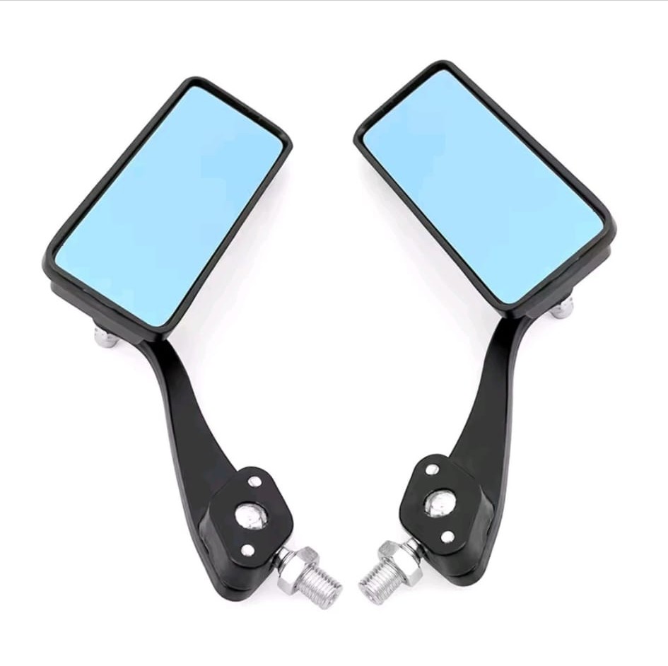 Universele volledig aluminium achteruitkijkspiegel voor elektrische voertuigen Gemodificeerde motorfiets black