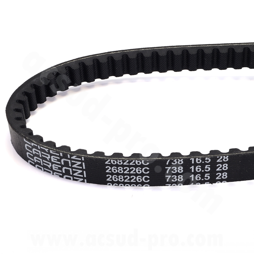 Carenzi Aramide / EPDM V-snaar passend voor MBK Booster, Yamaha Aerox, BW’s, Nitro, Ovetto en Malaguti F12/F15