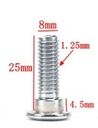 Bout schijfrem M8 x25mm per stuk