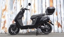 E-Ultra Elektrische Scooter Zwart Met Topkoffer