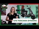 GTS Retro scooter Toscana Dynamic White