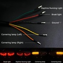 LED Achterlicht Trapezium Smoke