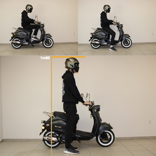 E-Lowigi Elektrische Scooter Mat Zwart