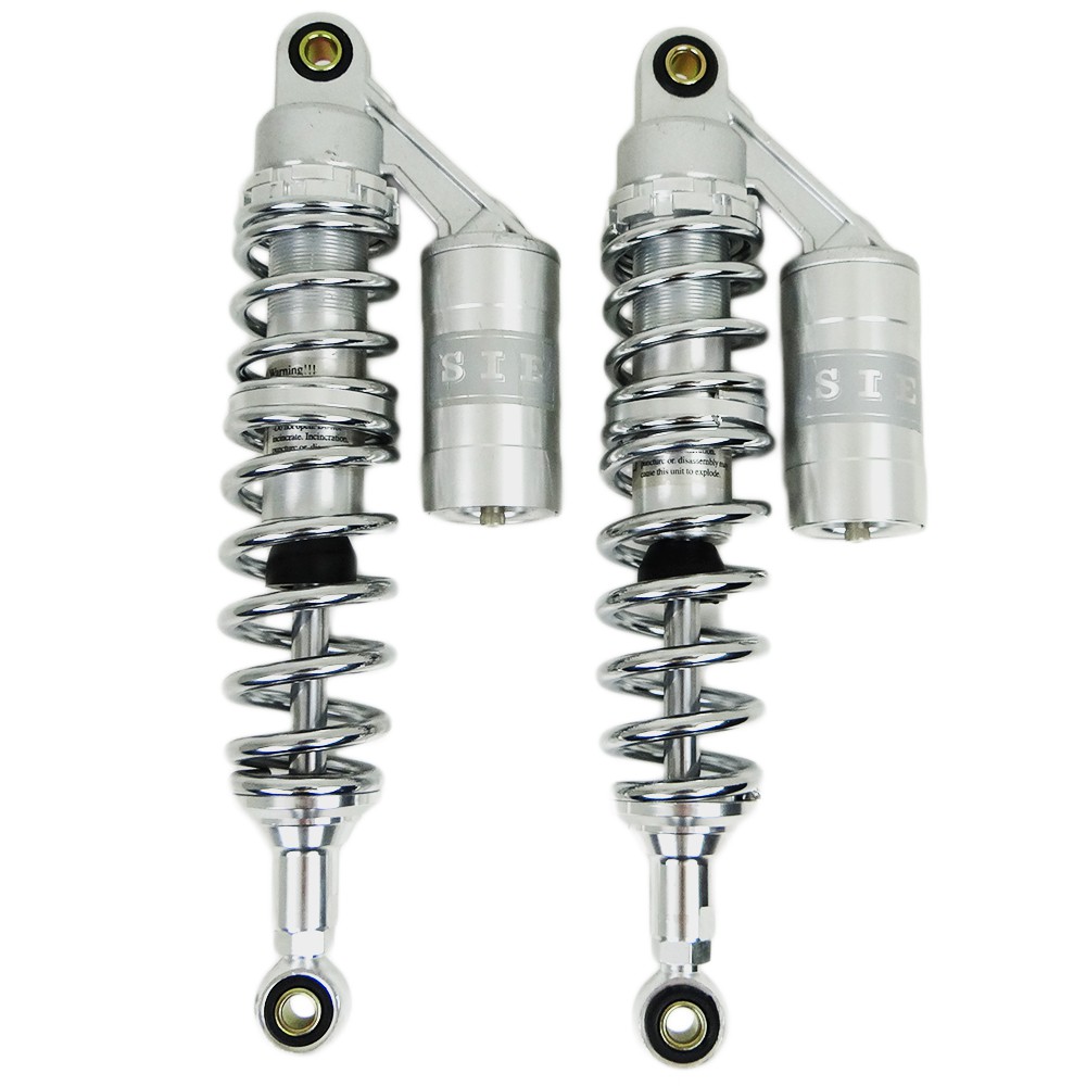 Gas Pressure Shock Absorber Silver / Chrome 330mm - Dax/Monkey/Gorilla