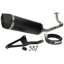 Echappement Sport Scooter - GY6 - Noir Mat - Venesi/Henri