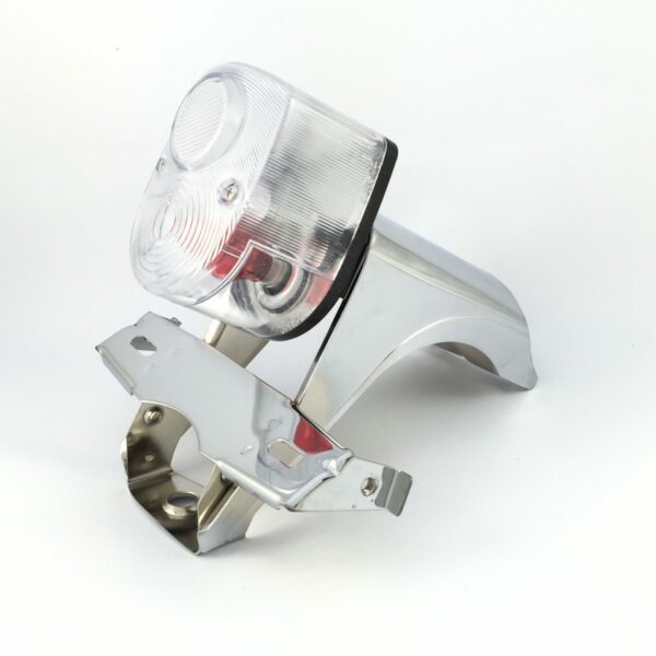 NT Taillight White And Chrome Taillight Bracket - Dax