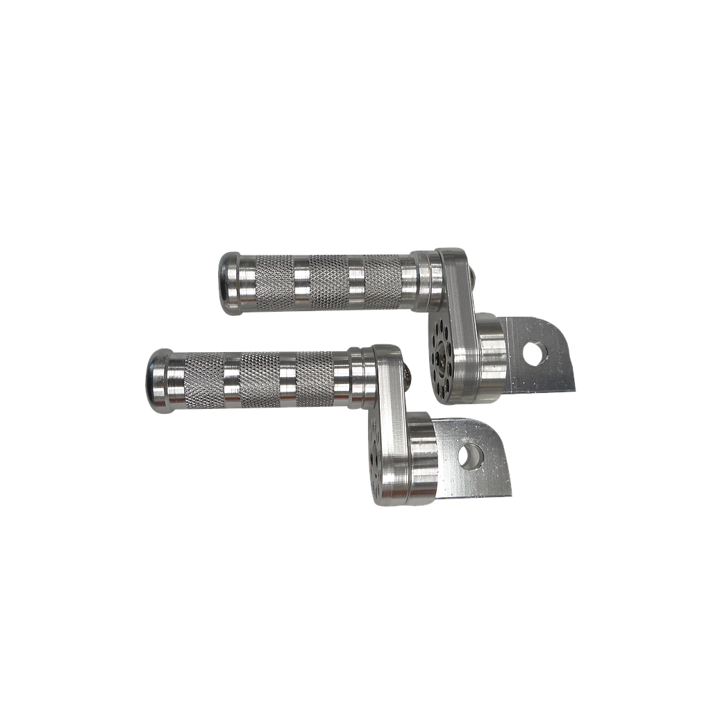 Adjustable CNC Footrests Chrome