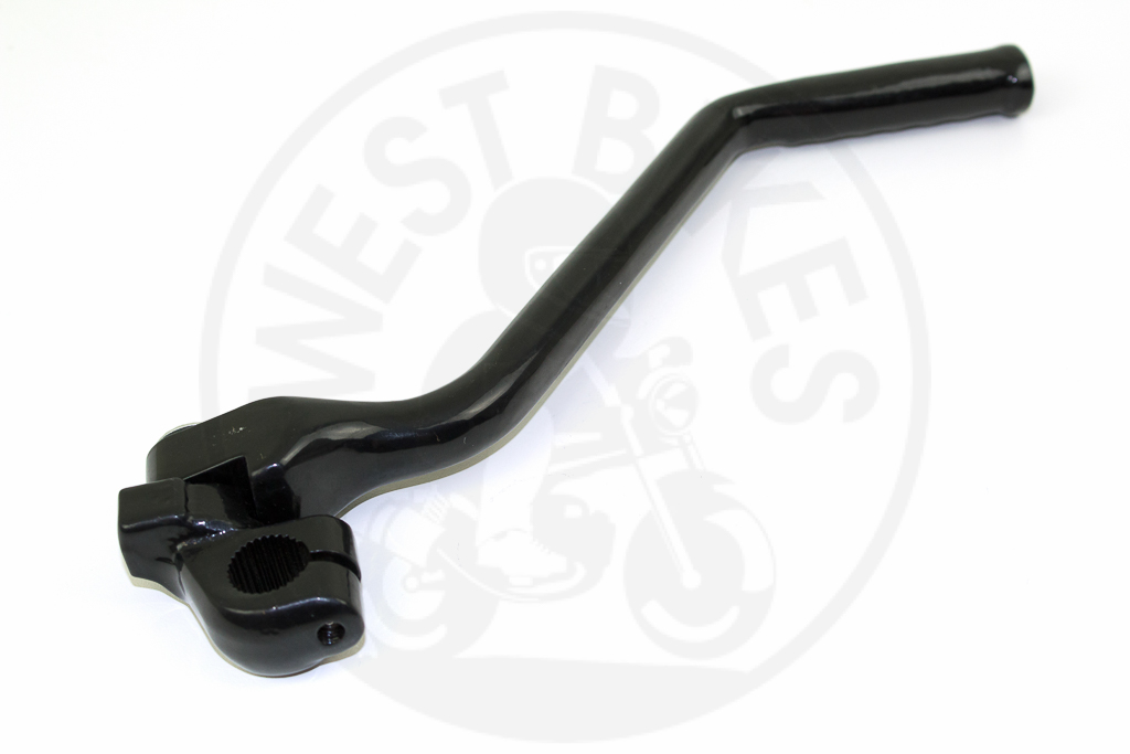 pédale de démarrage longue chrome ou noire (axe épais)