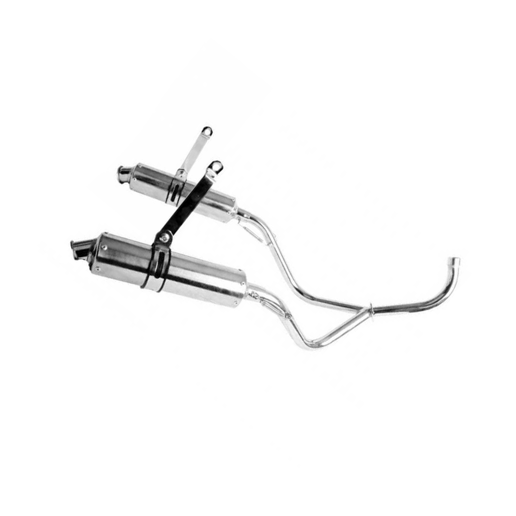 Dual Underlying Exhaust Chrome - Dax/Monkey/Gorilla