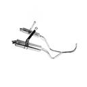 Dual Underlying Exhaust Chrome - Dax/Monkey/Gorilla