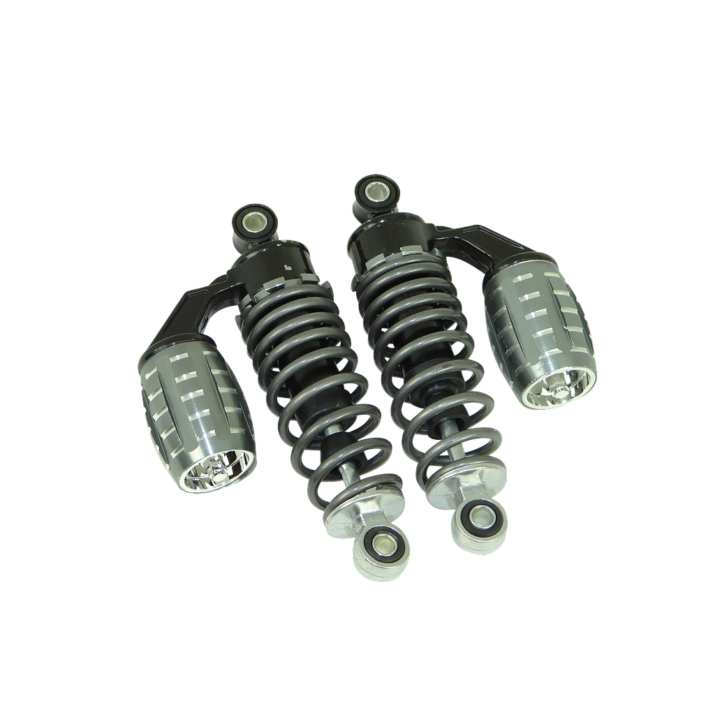 Gas pressure spring black/gray round 210mm