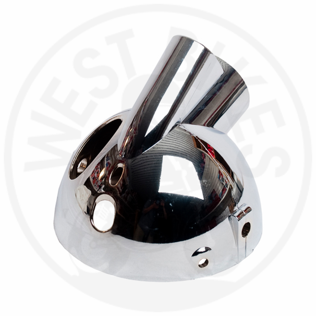 MONKEY HEADLIGHT HOUSING CHROME