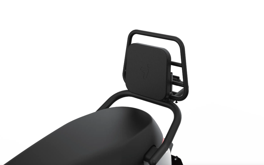 Zwarte bagagedrager inklapbaar met zwarte kussen Segway