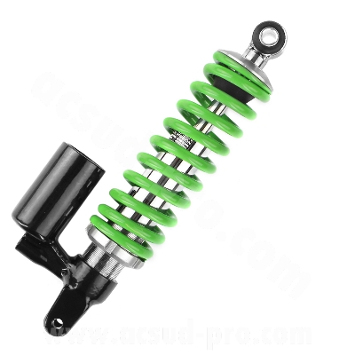 Amortisseur à gaz Carenzi pour scooter, compatible avec MBK Booster / Yamaha BW’S. Longueur : 250 mm.