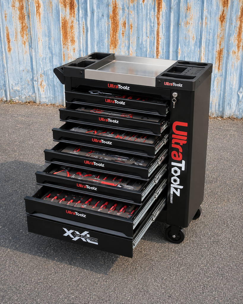 Chariot à outils Ultra Toolz XXL – Coffret complet de 258 pièces