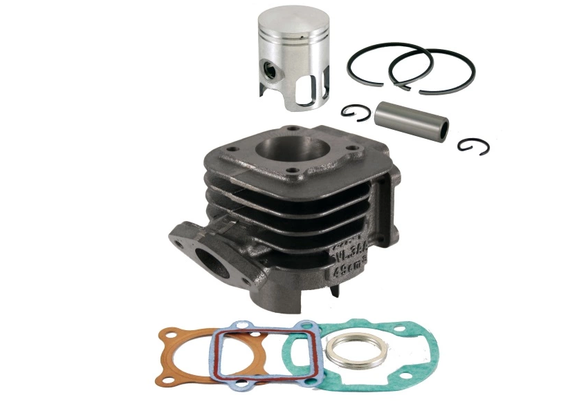 Cylindre RMS en fonte Ø40 mm, axe de piston Ø10 mm – Minarelli vertical