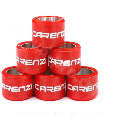 Set van 6 Carenzi-variatorrollen geschikt voor Minarelli 15x12