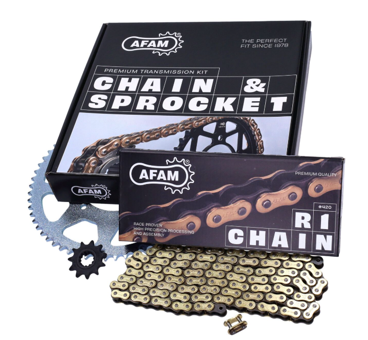 AFAM Ketting- en Tandwielset 11/60T voor Beta RR 50 Enduro