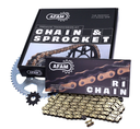 Kit chaîne et pignons AFAM 11/60T pour Beta RR 50 Enduro