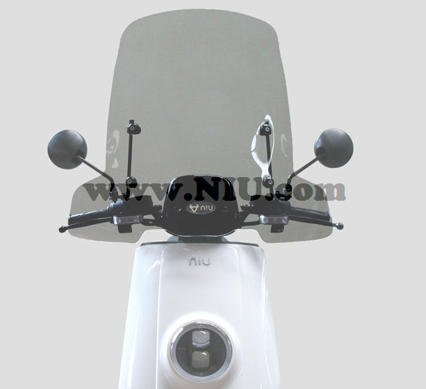 Pare-brise d’Origine NIU avec Kit de Fixation – NQi Sport / Delivery / Cargo