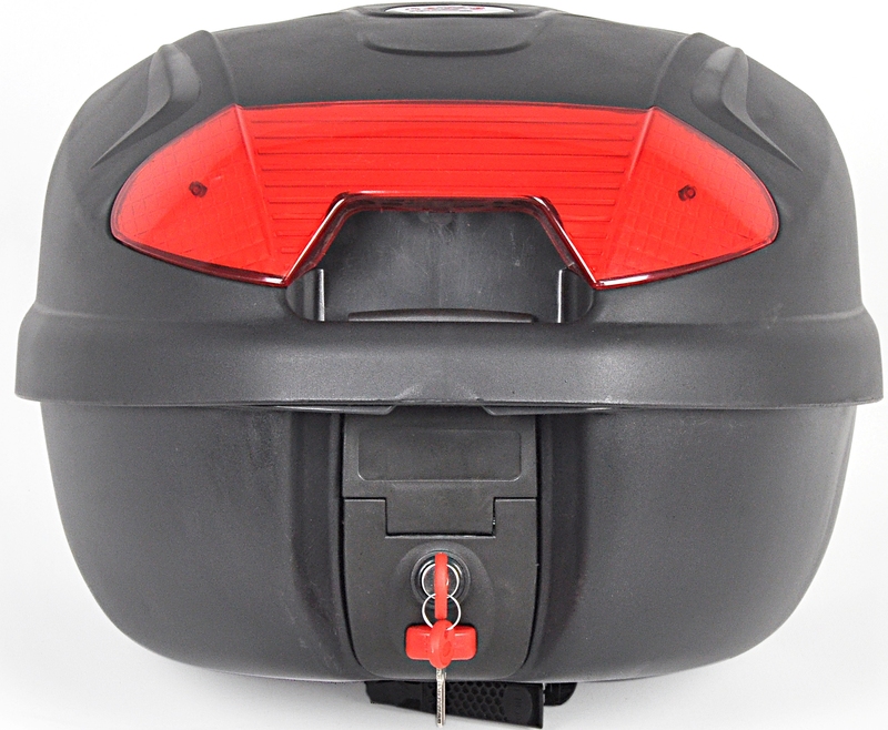 Topkoffer 32 Liter Zwart – Inclusief Montageslede