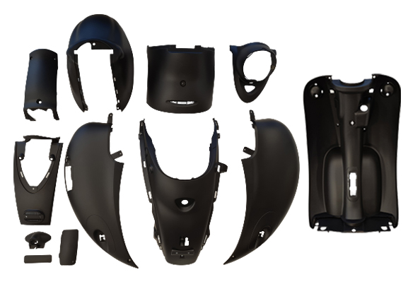 Set De Carénage Complet - Noir Mat - Zoë / Lowigi