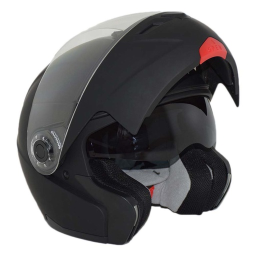 System Helmet West City Matte Black With Sunshade