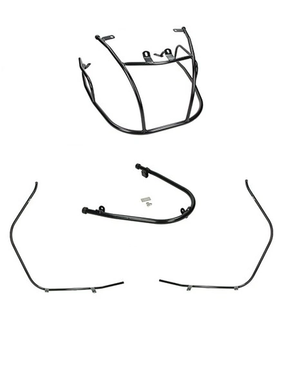 [3335-3306 WB-01488] Ensemble De Barres De Protection Et D'Ornement En Noir Ou En Chrome