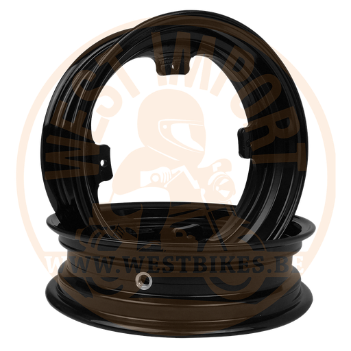 [BS1147-BLACK WB-01163] Tubeless 12" Alloy Rims Black Dax Set