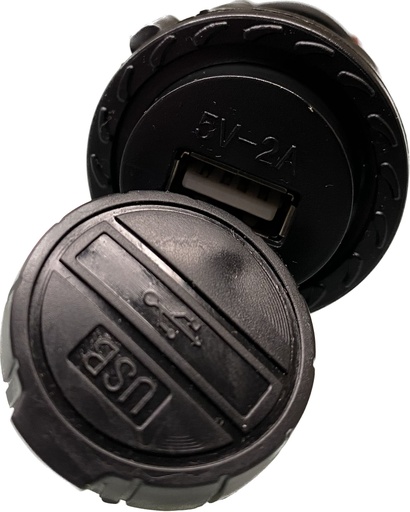 [WB-01573] USB Oplaadpunt Scooter Rond