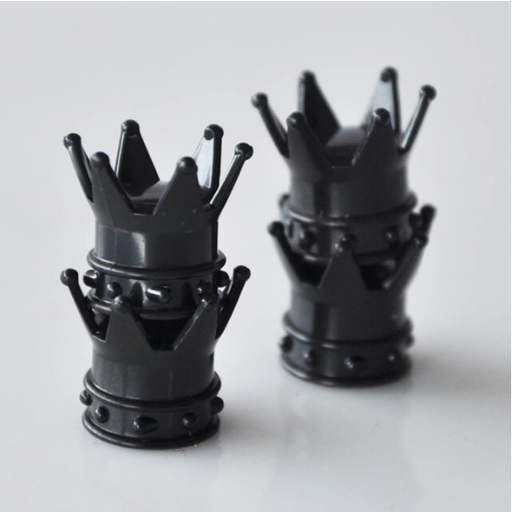 Valve Caps Crown Set