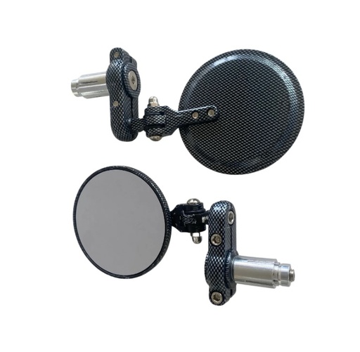 [BS1041 WB-01505] Rétroviseurs Embout de guidon en carbone