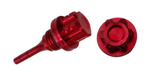[WB-01409] Jauge d'huile CNC Rouge - Dax/Monkey/Gorilla