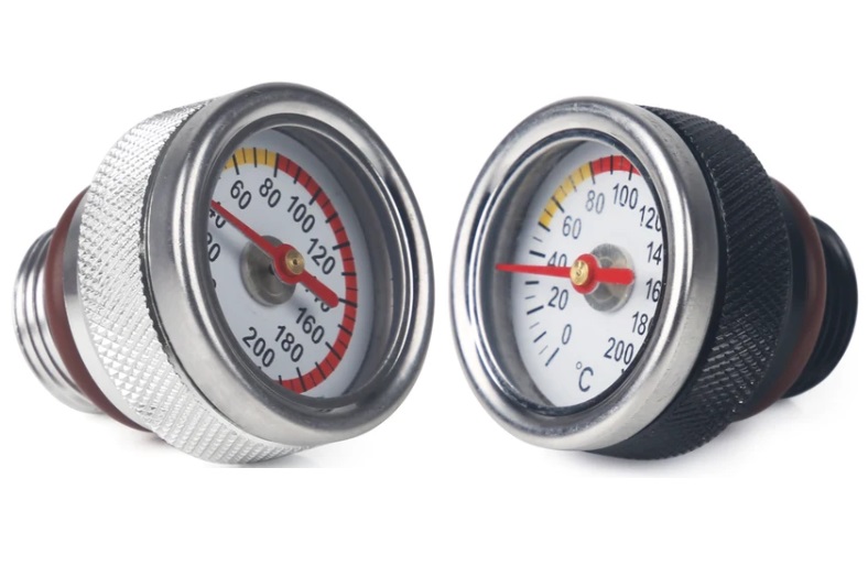Oil Dipstick With Temperature Gauge