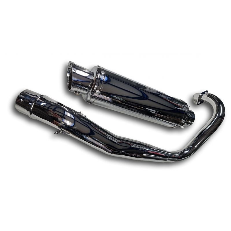 Kepspeed GP3 Chrome Downswept Exhaust - Dax/Monkey/Gorilla