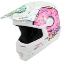 Children's Helmet Cross DooNuts - White