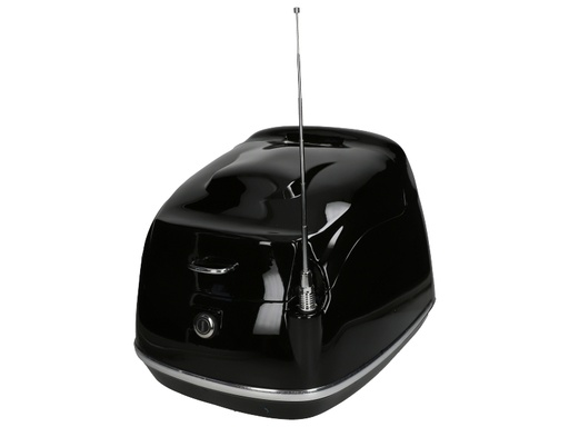 [878] Topcase Noir Brillant 26L - Universel