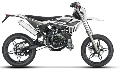 [100] Beta - RR Motard 50 – White-Direct leverbaar-2 jaar Garantie