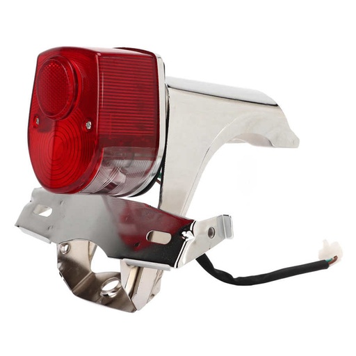 [223] NT Taillight Red And Chrome Taillight Bracket - Dax