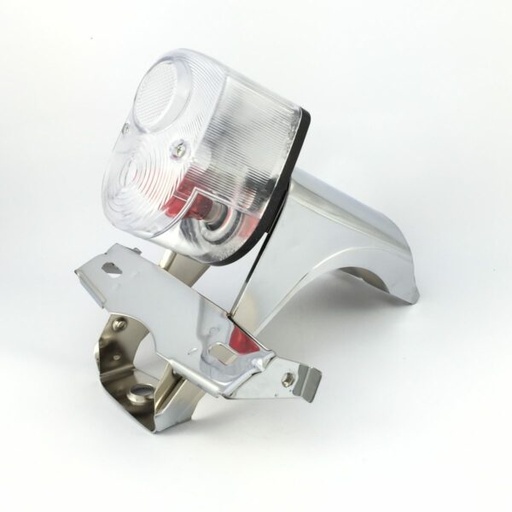 [WB-00413] NT Achterlicht Wit En Achterlichtbeugel Chrome - Dax