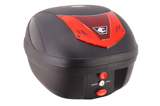 [WB-00202] Afneembare Topkoffer Mat Zwart 28L - Universeel