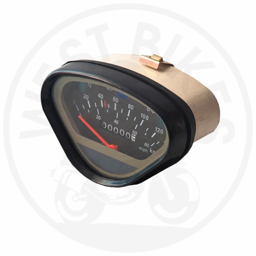 [WB-01156] Compteur De Vitesse Noir 140km/h - Dax