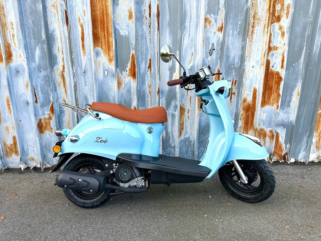 Zoë Retro Scooter Bleu