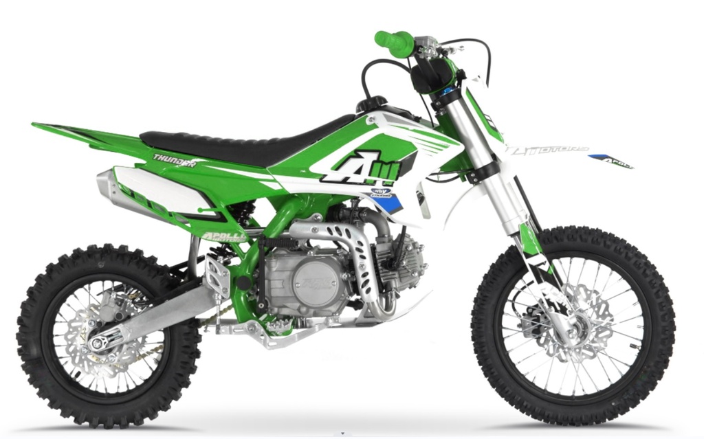 Kappenset - Groen - Apollo Thunder 125cc | westbikes.be